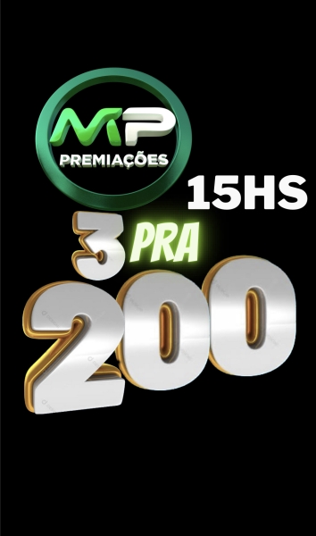 3,00 pra 200,00 